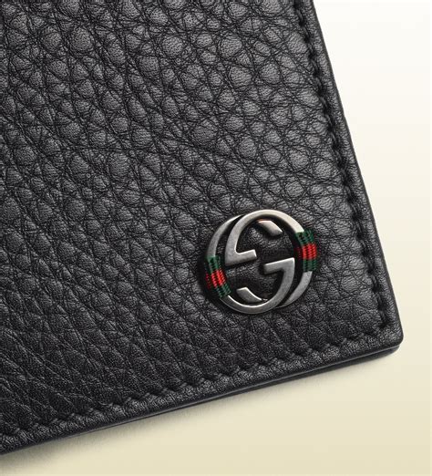 gucci leather two-tone bifold wallet|Gucci men's wallet knockoff.